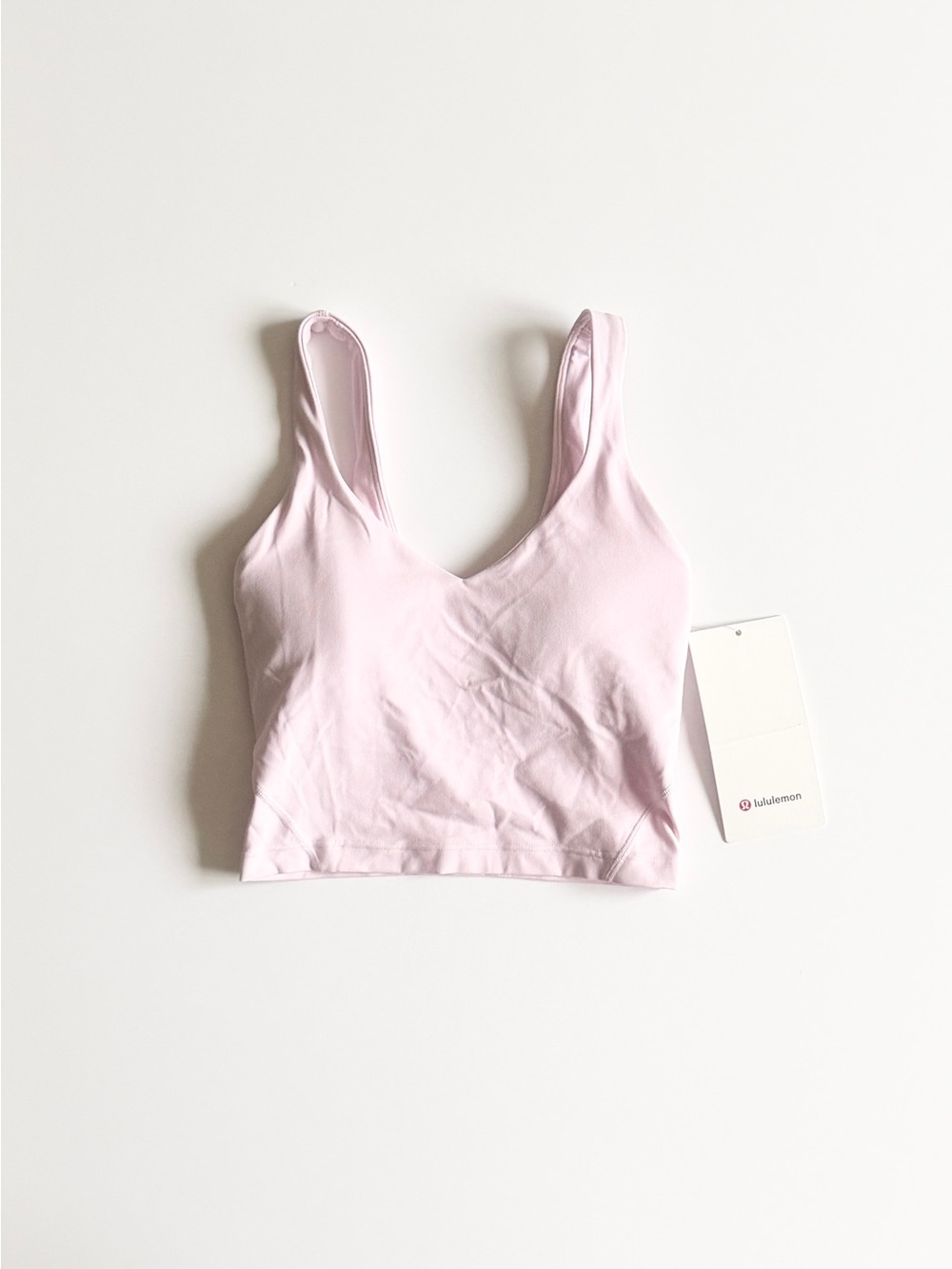 NWT Lululemon SIZE 0 Align tank top in PNKO Pink Organza
